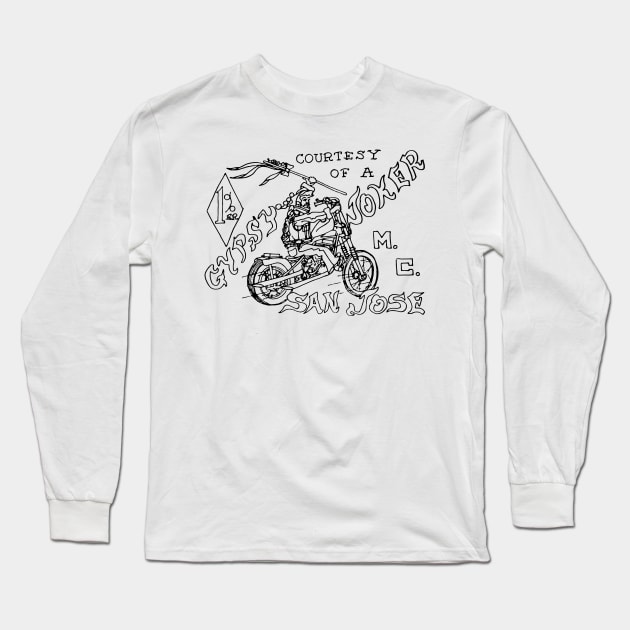 Gypsy Joker Long Sleeve T-Shirt by TheCosmicTradingPost